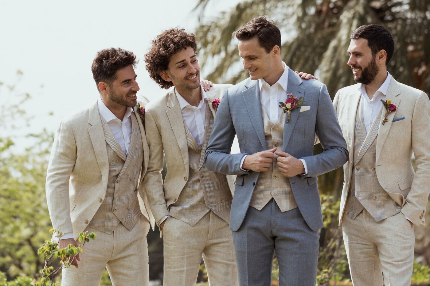 How can a groom stand out without overshadowing the bride