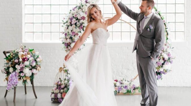 wedding dress bustle hacks