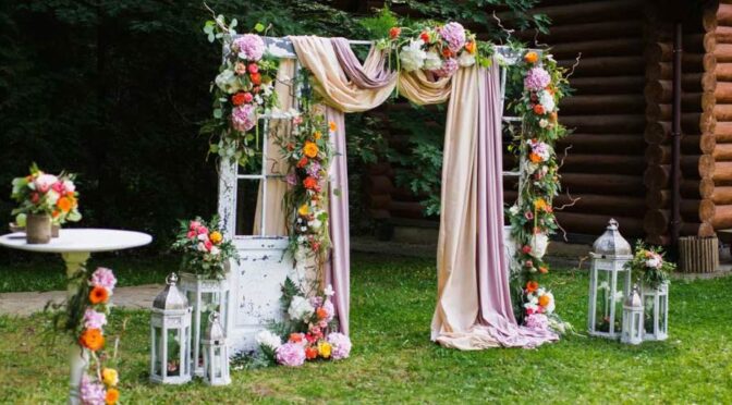 DIY photo booth backdrop
