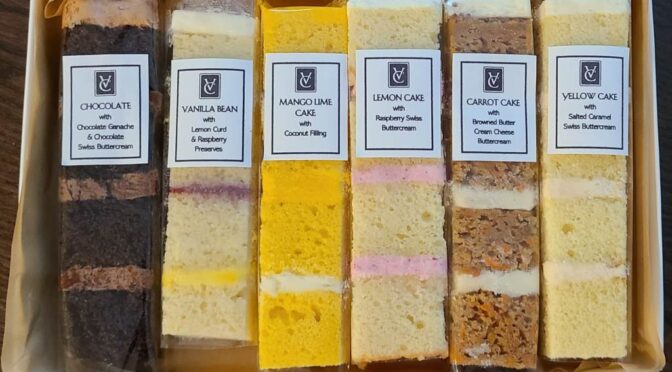 wedding cake tasting box​