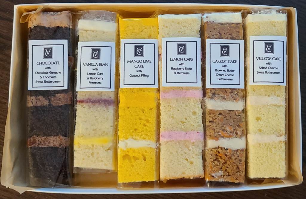 wedding cake tasting box​