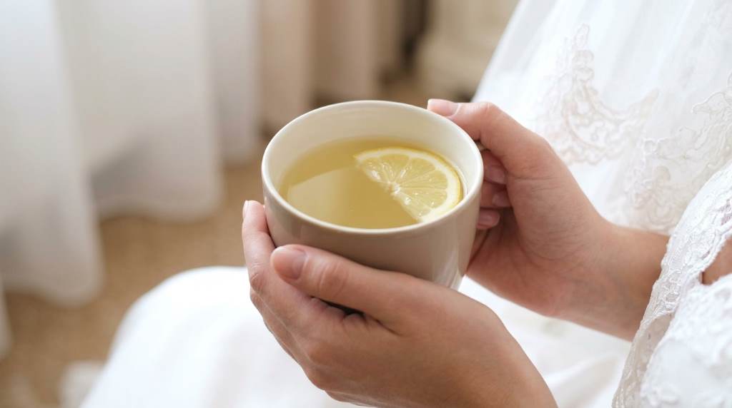 Healthy breakfast for preventing bloating before a wedding